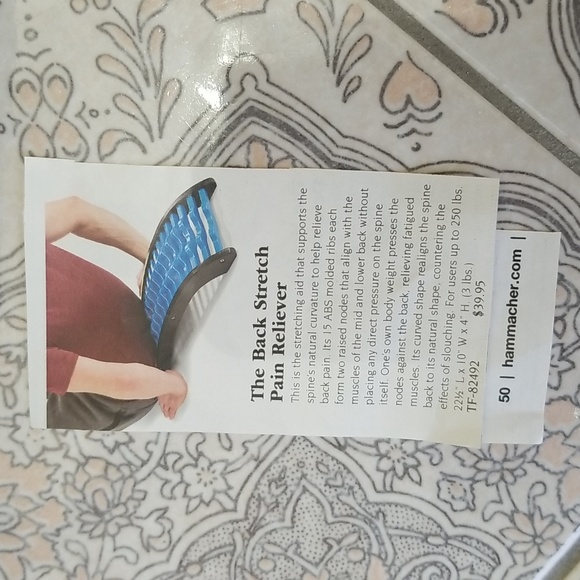 Back Pain Reliever from Hammacher Schlemmer - Picture 1 of 6